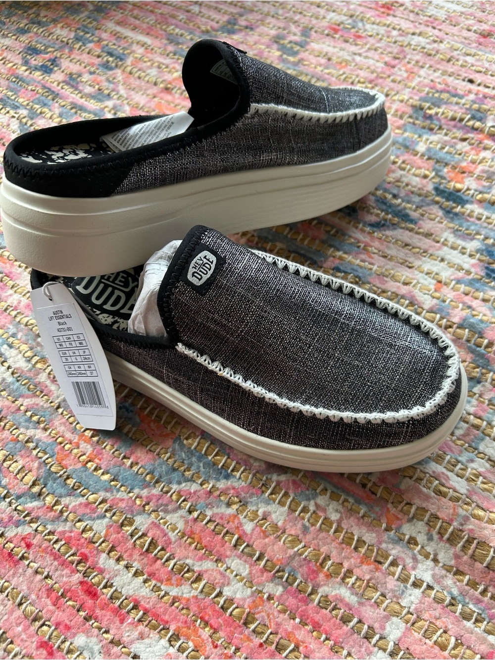 Hey Dude women’s metallic Austin platform slide - Picture 3 of 4